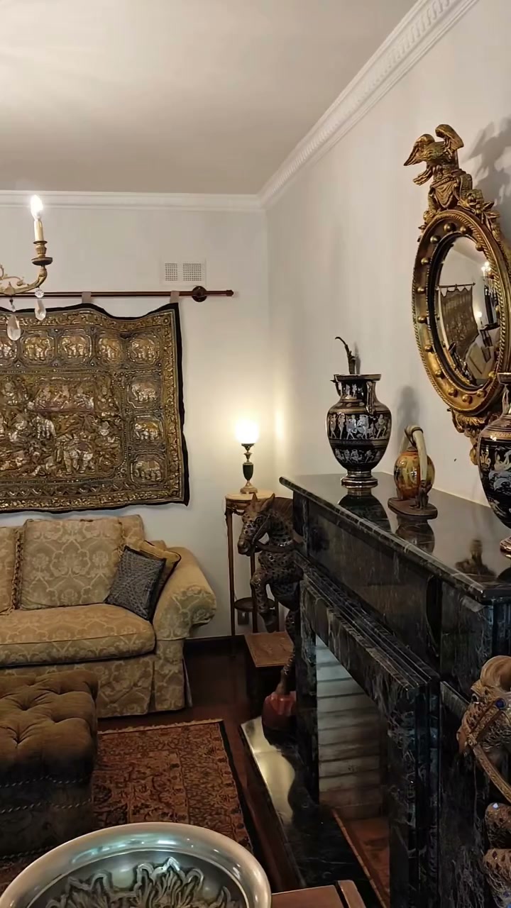 Sala de estar da casa do Parque das Árvores